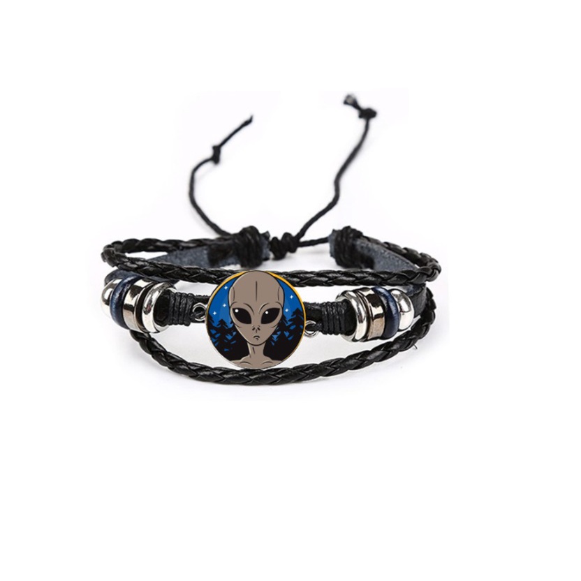 Pulseira ET Alienígena Grey Grays Unissex ou Feminino Ajustável