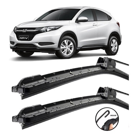 Palhetas Silicone Limpador Parabrisa Hrv 2015 2016 2017