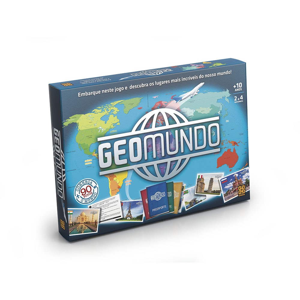Jogo Geomundo Geografia - Grow 3446 | Shopee Brasil