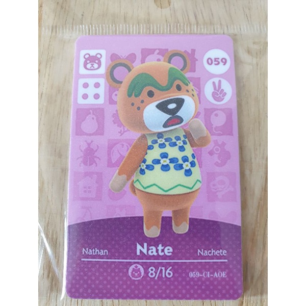 Amiibo Card Animal Crossing Series 1 (51 ao 100) Para Nintendo