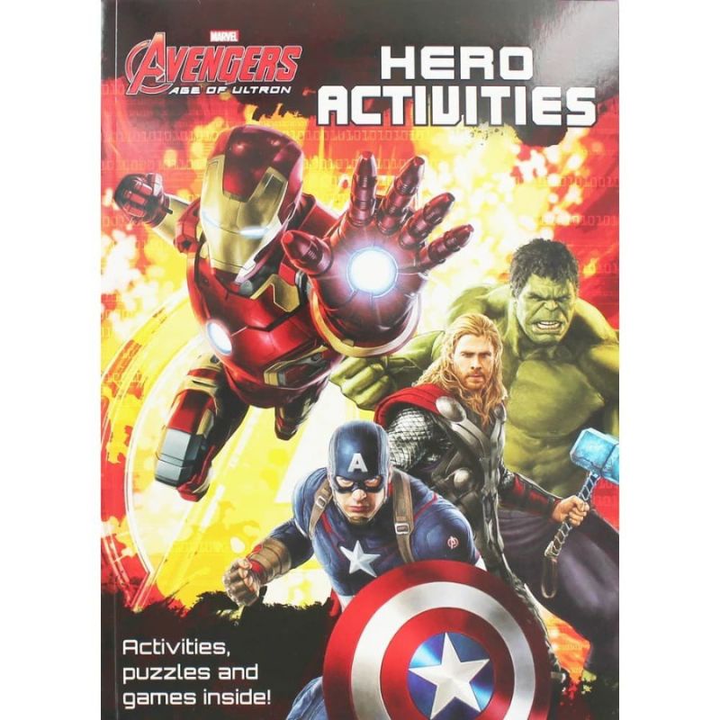 Livro De Atividades Marvel Avengers : Do Herói (Importação) | Shopee Brasil