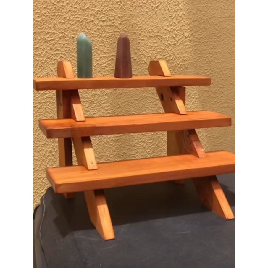 Display de Madeira Expositor Arquibancada | Shopee Brasil