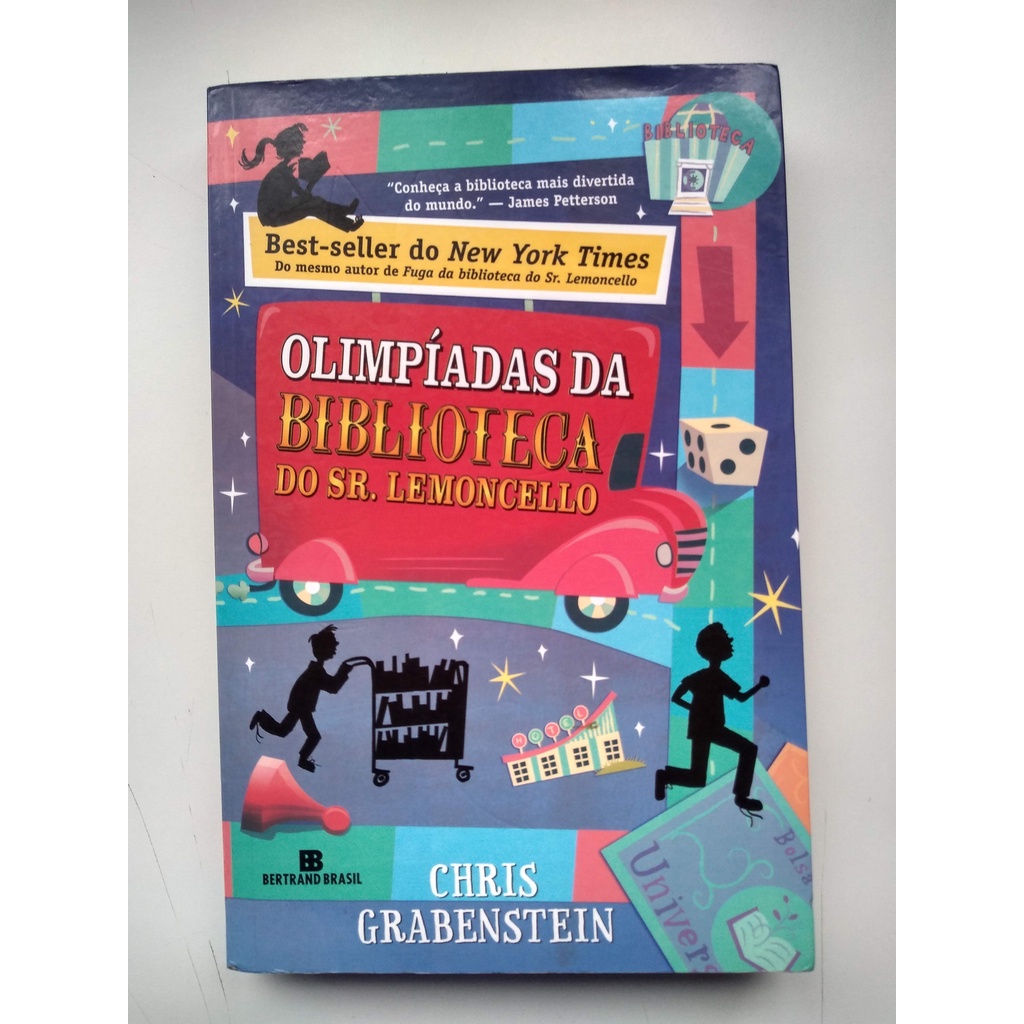Livro Olimpíadas da Biblioteca do Sr. Lemoncello I790 | Shopee Brasil