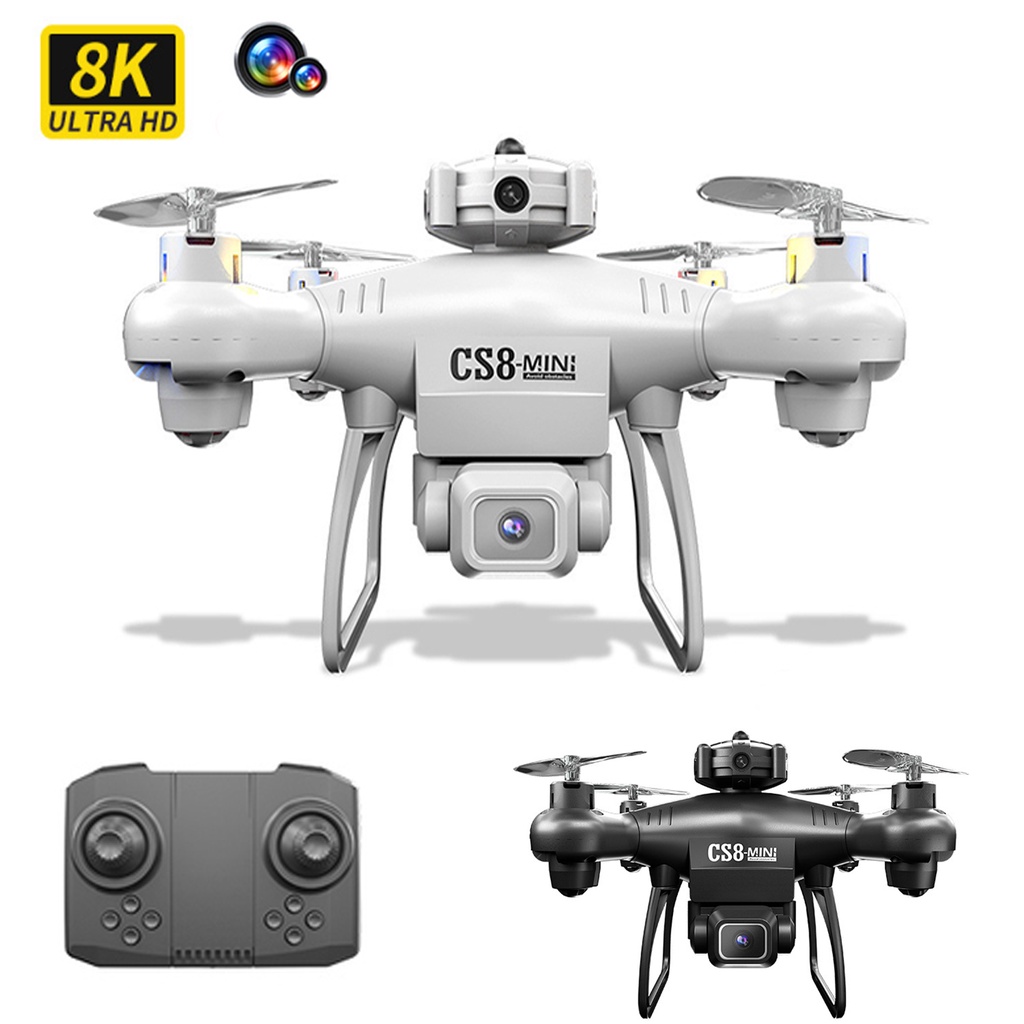 Mini Drone Com Câmera 4k HD Evitar Obstáculos RC Quadricóptero Brinquedos