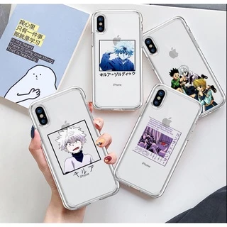 JOLLY Capa De Celular De Silicone anime Pastel HUNTER X HxH Gon Killua Para iPhone 11/12 Pro/XS MAX/XR/X/7/8/6Plus/SE 2020