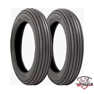 Par Pneus Moto Café Racer , Bobber - 5.00-16 + 4.50-18