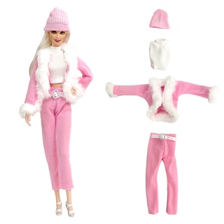 Roupa Para Boneca Barbie De Flamingo Com Chapeu E Suco