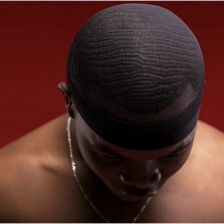 2 peças mulheres sólido ocasional Touca de cabelo & Durag