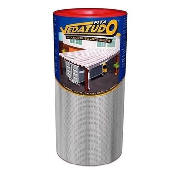 Fita Aluminizada Multiuso Vedatudo 90cmx10 Metros | DRYKO FITA VEDATUDO ALUMINIO 90CM X 10M