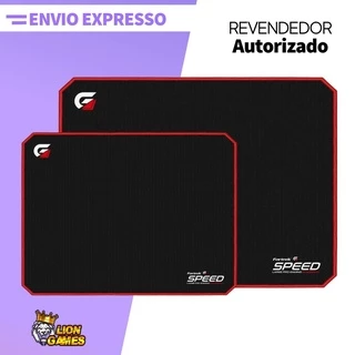 Mouse Pad Gamer (320x240mm) SPEED MPG101 VERMELHO FORTREK / OU / Mouse Pad Gamer (440x350mm) SPEED MPG102