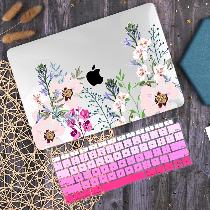 Estojo Floral Para Macbook Air 13.6 M2 A2681 A2337 A1466 pro 13 14