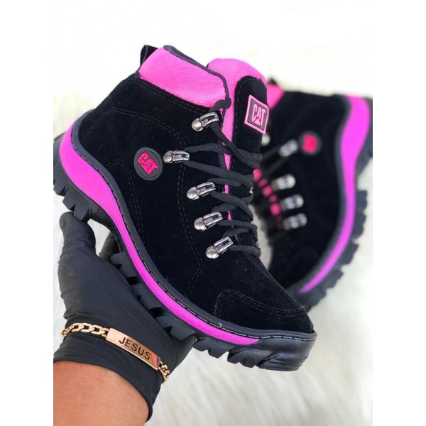 Coturno bota caterpillar fashion adventure feminino original