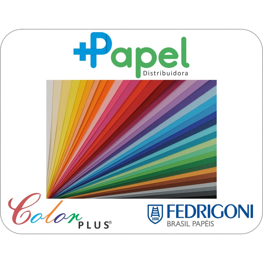 Papel Color Plus 180g A4 cores claras (10 Fls) | Shopee Brasil