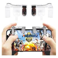 Gatilho free fire botões R1 L1 jogo de tiro para celular par de joystick *  N-TEK Acessórios