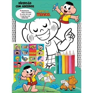 Cascão - Diversão Com Adesivos