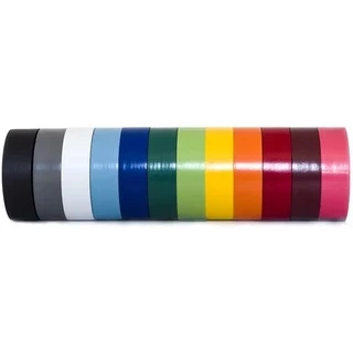 Kit 13 Fita Isolante Antichama. 18mm X 20mts - 13 Coloridas