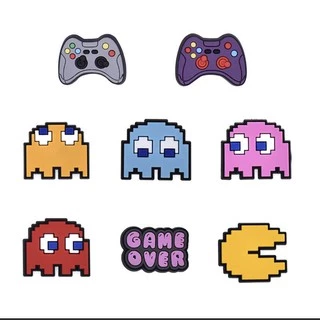 Pins Enfeites Botons Broches Para Crocs Pac Man
