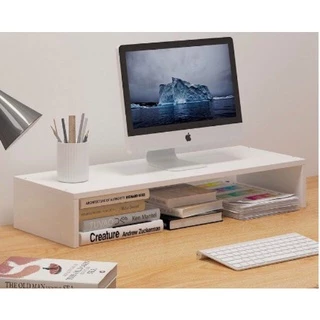 Suporte Base Para Monitor Notebook Computador Postagem Rápida Ergonômico Mdf Branco Alta Qualidade