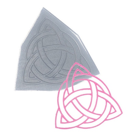 Molde De Silicone 121 - Renda Triângulo Entrelaçado - Renda