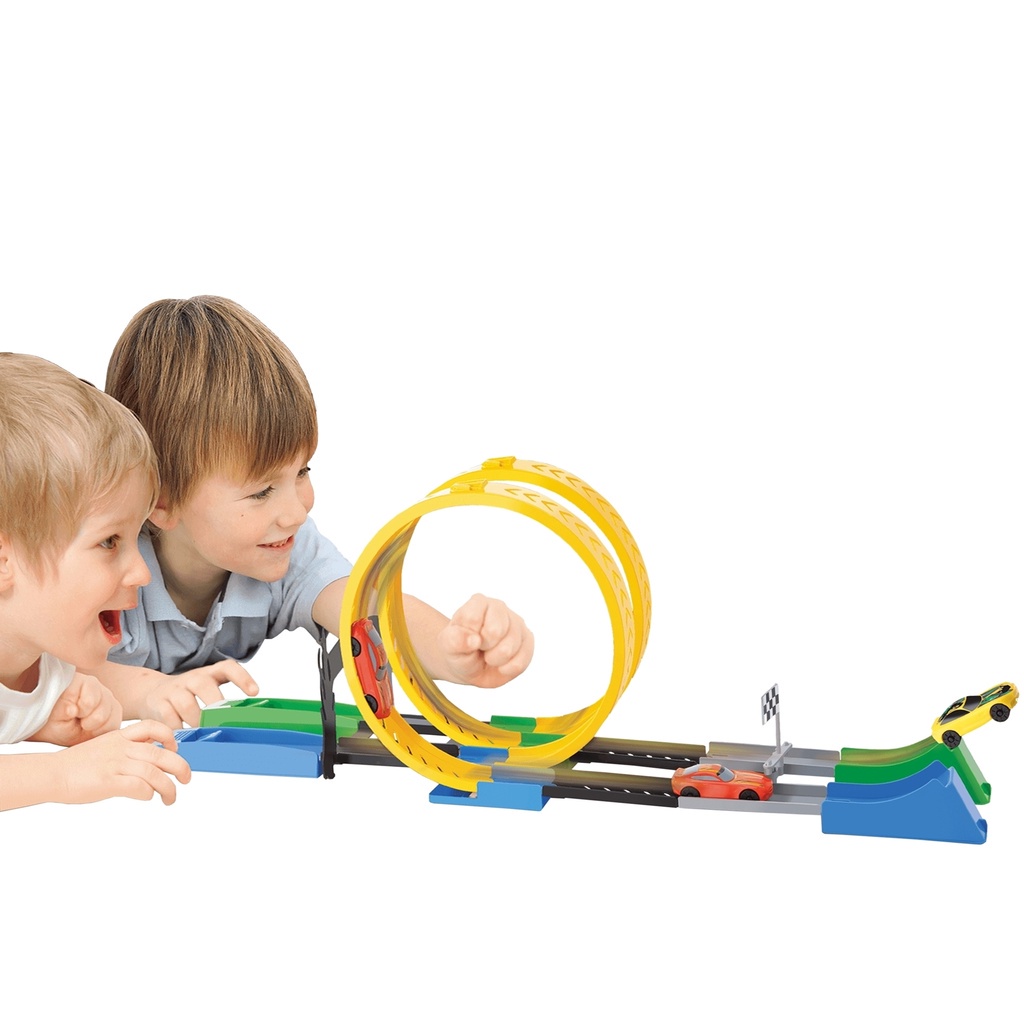 Pista Race Looping Challenge Com 2 Carrinhos - Samba Toys | Shopee Brasil