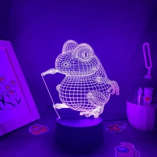 Sapo De Animal Fofo 3D LED Luzes Noturnas Neon Presente De Aniversário Colorido Para Crianças Quarto De Criança Decoração De Mesa Lâmpadas De Lava Natal