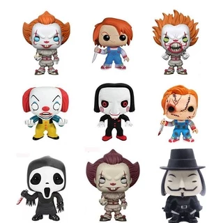Funko Pop Palhaço De Volta Para A Alma Mão Boneca Decoração Brinquedo Boneca É Fantasma Serra Chucky Boneca De Mão