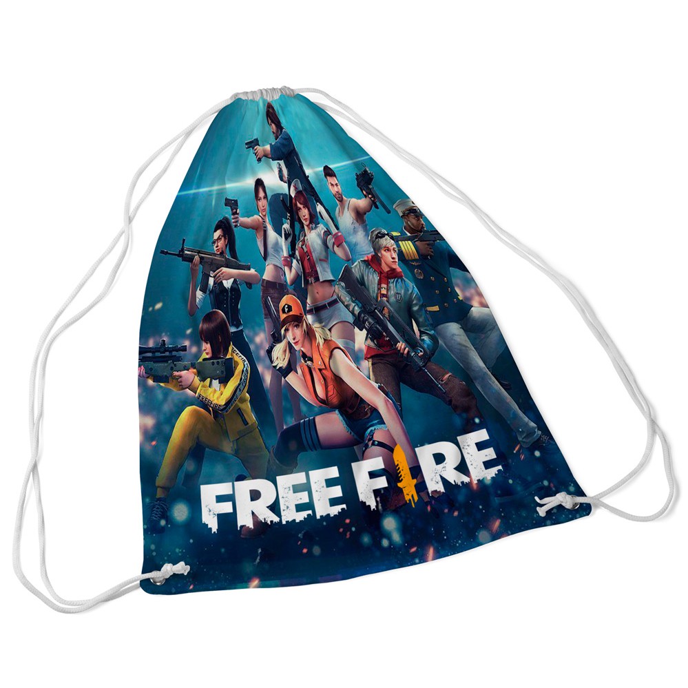 Mochila Saco para festas jogos free fire