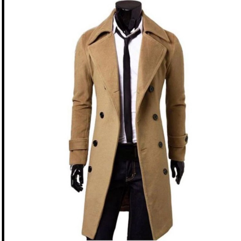 Casaco Sobretudo Trench Coat masculino - Clássico e elegante!