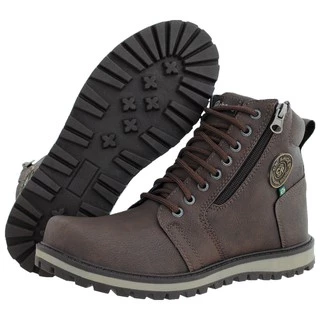 Coturno Masculino Branco Com Ziper Modelo Novo Crshoes Promoçao 9013