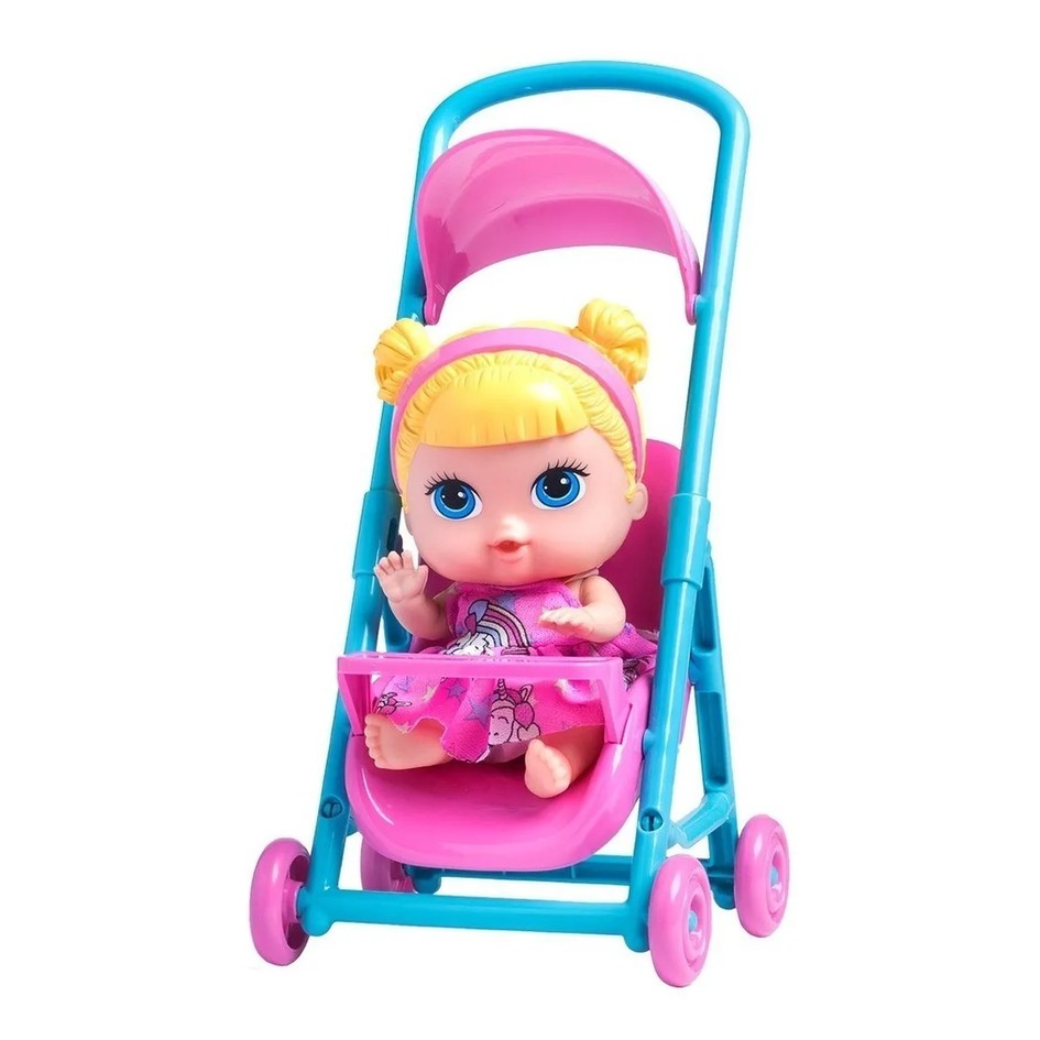 Boneca Baby Alive Passeio C/ Carrinho Collection Todas as Cores Supertoys