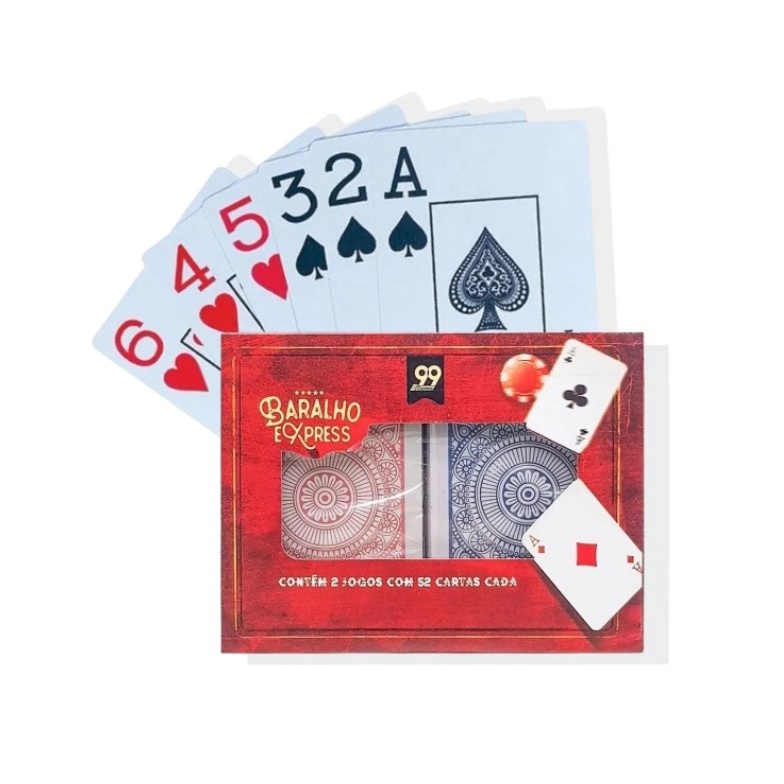 Mini Jogo De Baralho Cartas Poker 54 Mini Cartas Truco Zap Sete Copa  Espadilha Brincadeiras