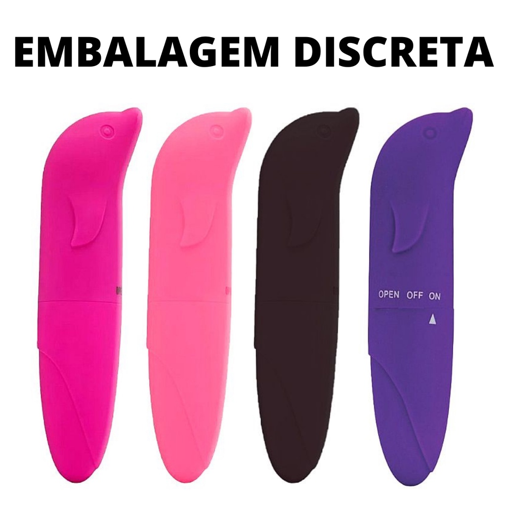 Vibrador Ponto G Golfinho Sexy Shop Aveludado Shopee Brasil 6403