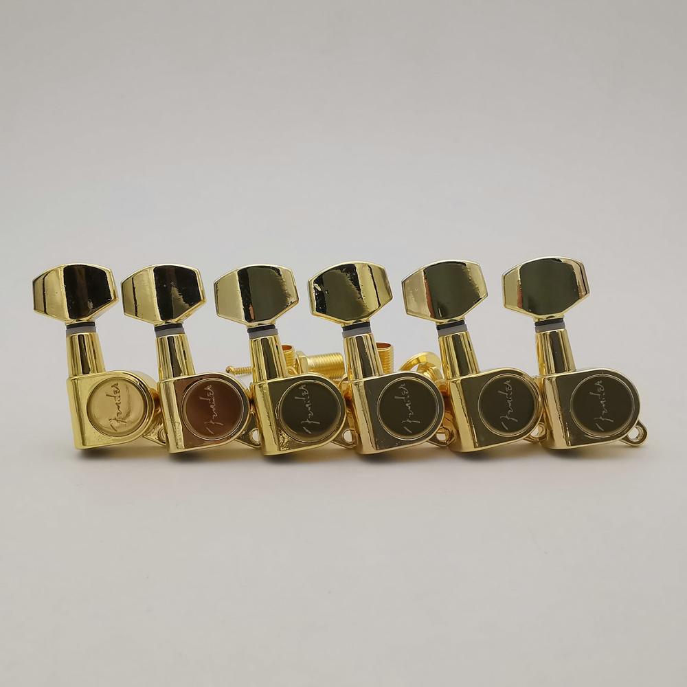 Fender 6R Afinadores De Afinação De Guitarra Elétrica Em Ouro Para