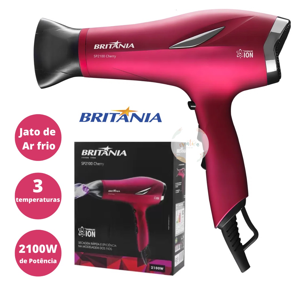 Secador De Cabelo Britania Sp2100