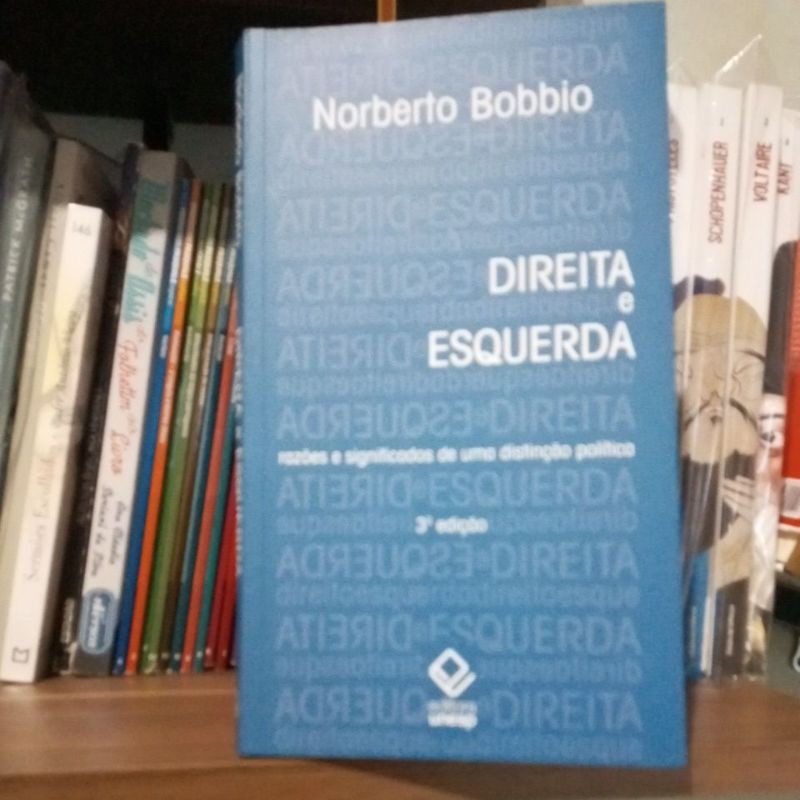 Direita e Esquerda - NOBERTO BOBBIO, 3° Edição | Shopee Brasil