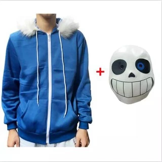fantasia casaco sans undertale com mascara adulto juvenil