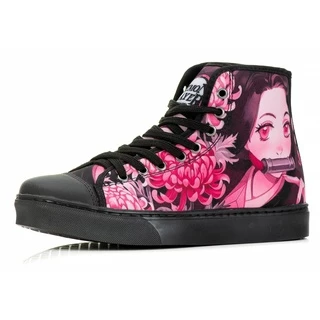 Tenis Cano Alto Moda Anime Meninas Nezuko Kocho Novidade