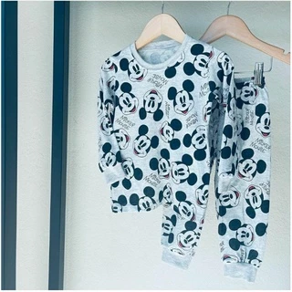 Pijama INFANTIL Mickey algodão unissex inverno fechado 100% algodão material de alta qualidade!