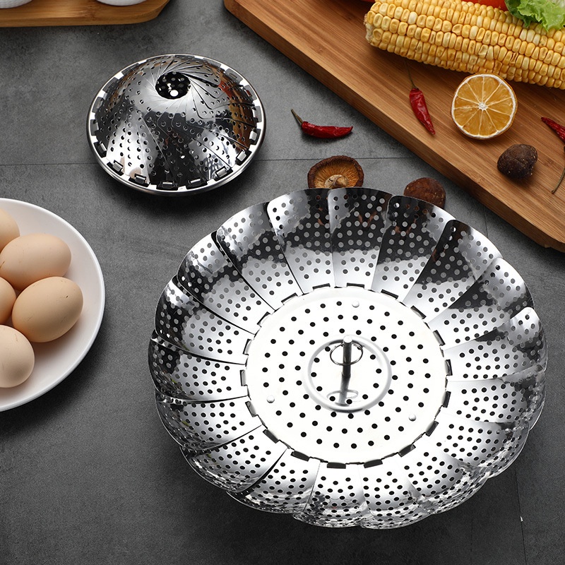 Cesto De Cozimento A Vapor Para Cozinhar Legumes E Verduras, Peneira Aco inox