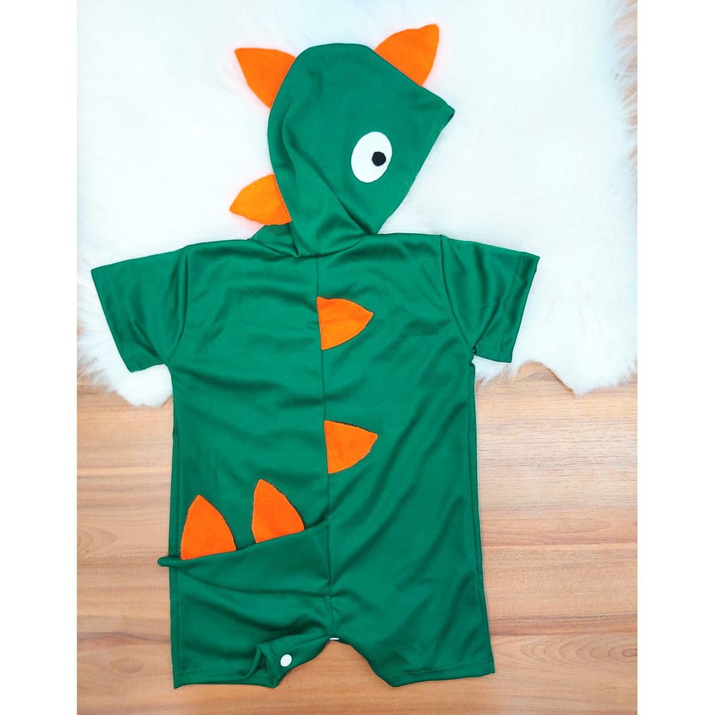 Roupinha de hot sale dinossauro bebe