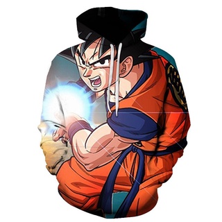 Novo Dragon Ball Super Saiyan 3D Moletom Com Capuz Filho Goku Vegeta  Estampa De Desenho Primavera Outono Unissex Manga Longa Anime Blusas