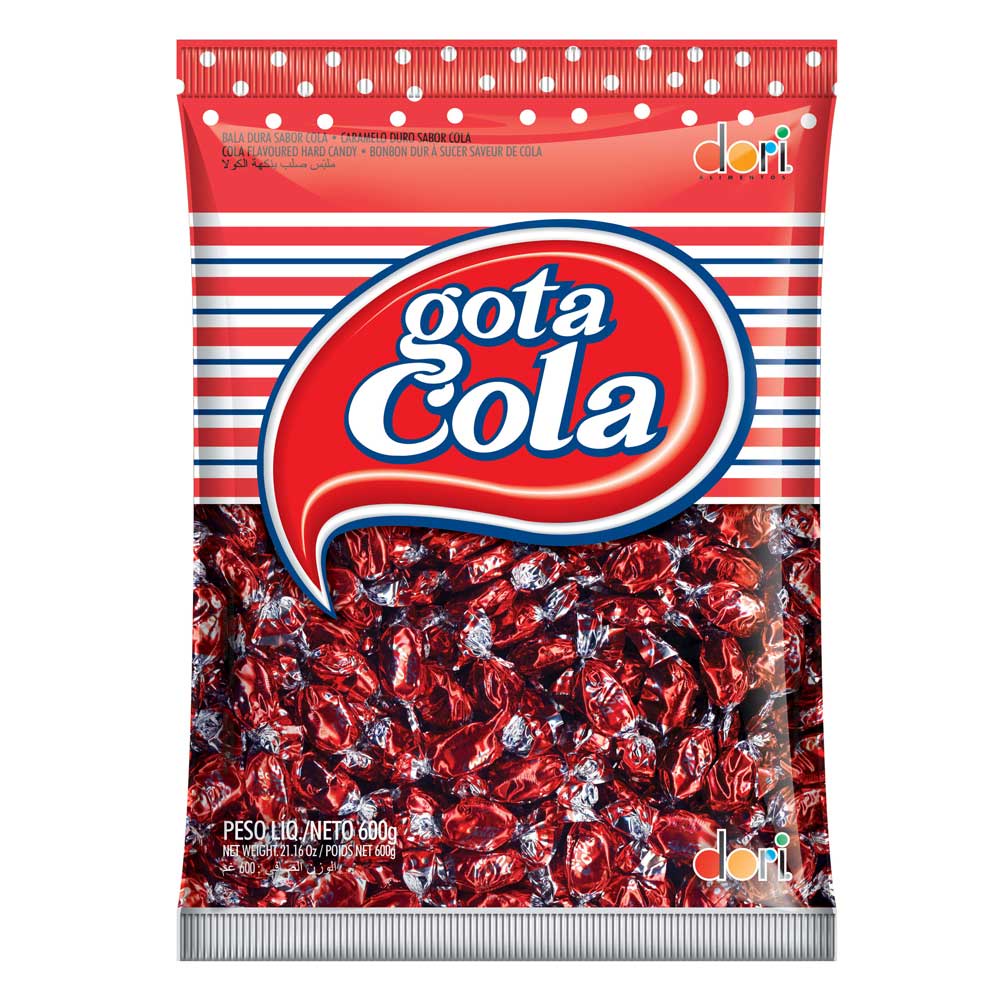 Bala Dura Gota Cola 600g - Dori