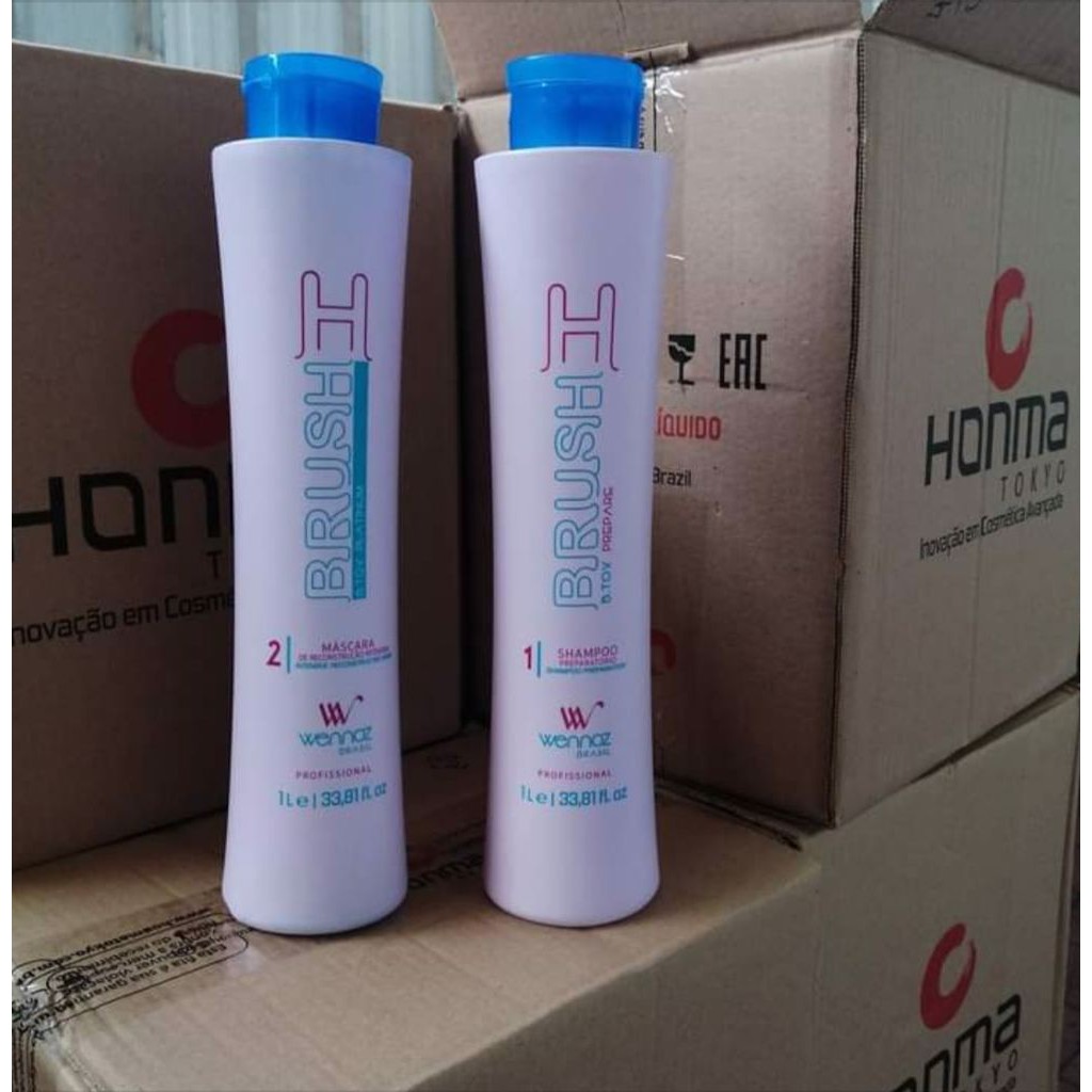 Kit Progressiva H-brush Platinum B.tox Wennoz (Honma Tokyo) 2