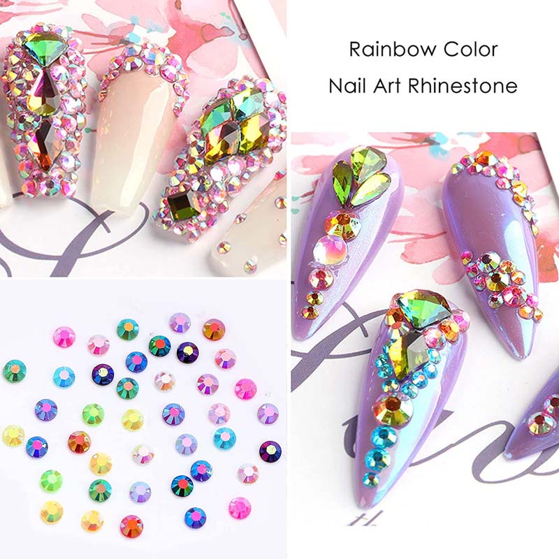 [20000pcs 2mm Resina Multicolor Rhinestones De Flatback Cristal ...