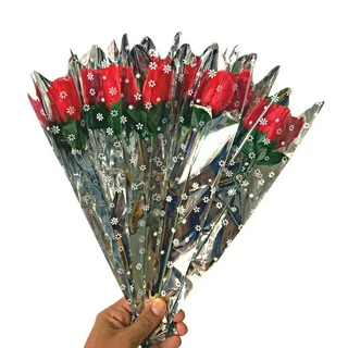 Buquê Flor Artificial Botão Rosa P/decoração Casamento Dia Das Mães Presente de Dia dos Namorados