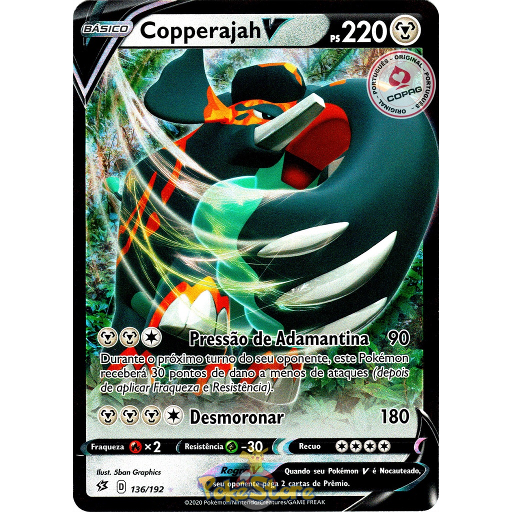 Jogo de Cartas POKEMON PKM Copperajah V Box (Inglês - Idade Mínima