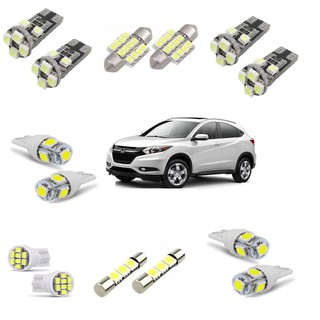 Lampadas de Led Honda Hrv 2015 2016 Kit Completo Efeito Xenon 12v Branca