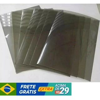 Pelicula polarizada 10x10cm 0 graus com cola em Oferta na Shopee