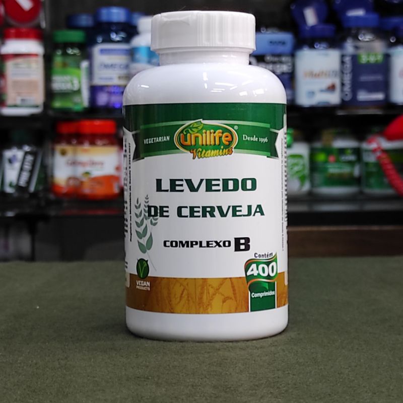 LEVEDO DE CERVEJA Complexo B 400 Comprimidos De 450mg (Unilife) UNIDADE ...