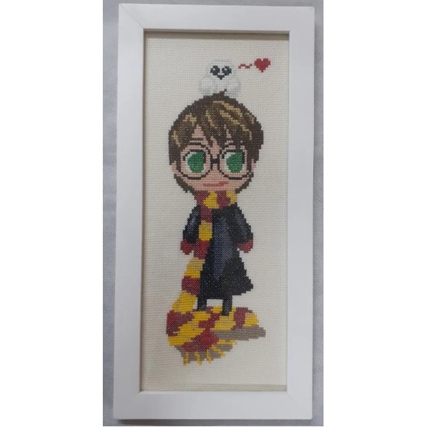 Quadro feiticos harry potter ponto cruz